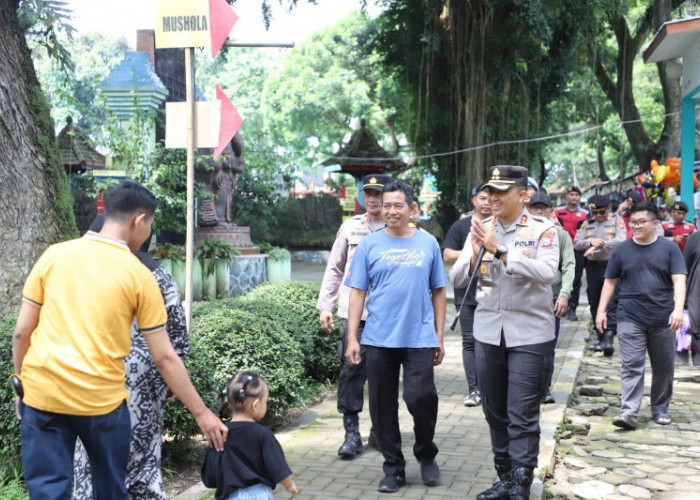 Kapolres Kediri Tinjau Objek Wisata untuk Jamin Keamanan Libur Lebaran