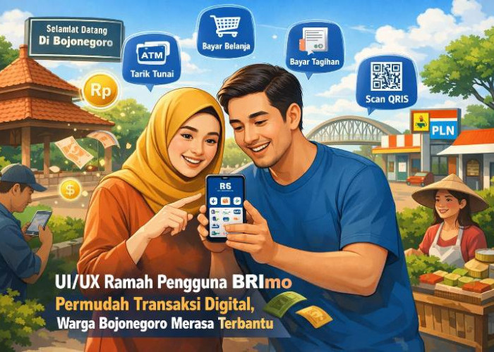 UI/UX Ramah Pengguna BRImo Permudah Transaksi Digital Warga Bojonegoro