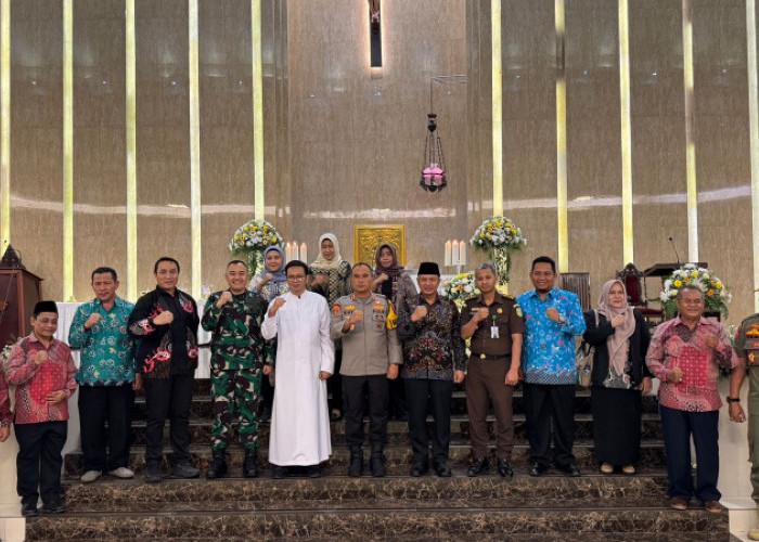 Misa Natal 2024 di Sidoarjo Aman dan Kondusif