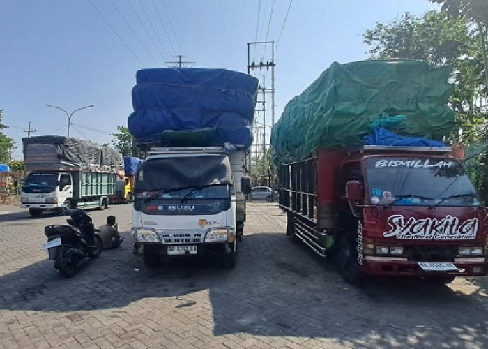 Truk Ekspedisi Parkir di Jalan Prapat Kurung Surabaya, Jarang Ditertibkan dan Picu Kemacetan