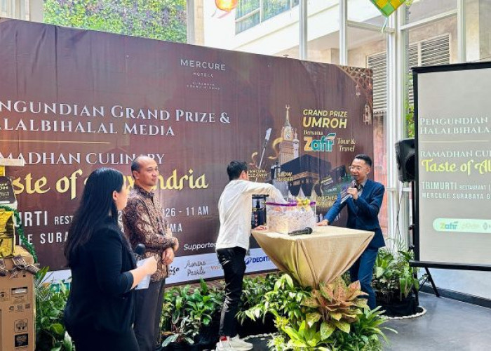 Mercure Surabaya Grand Mirama Tutup Program Iftar 2026 dengan Undian Umrah dan Elektronik