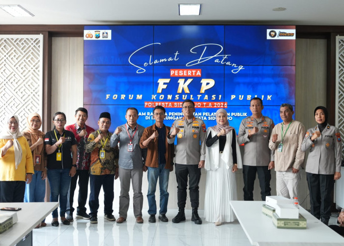 Polresta Sidoarjo Gelar Forum Konsultasi Publik untuk Optimalisasi Pelayanan