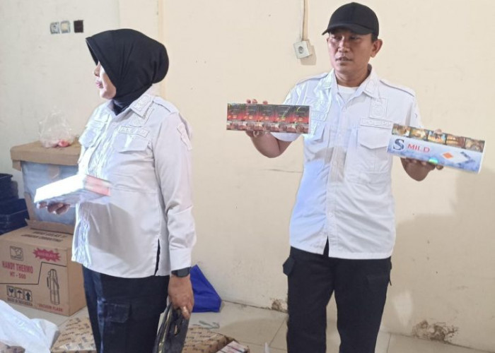Gerebek Gudang Rokok Ilegal di Cerme Gresik, Petugas Sita 5,87 Juta Batang