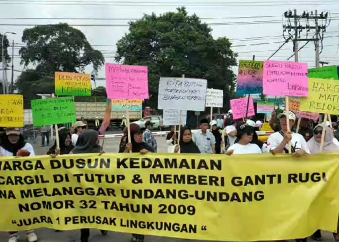 Warga Dusun Kedamaian Pasuruan Desak Relokasi Akibat Pencemaran PT Cargill