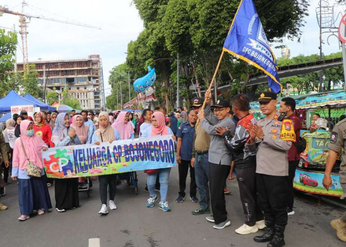 Pj Sekda Djoko Lukito Berangkatkan Parade Disabilitas di Bojonegoro