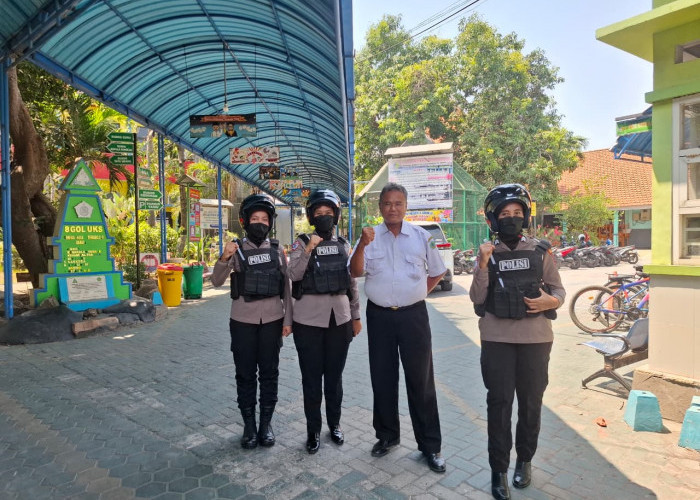 Polwan Jenggala Presisi Patroli Roda Dua Sasar Permukiman, Pasar dan Sekolah