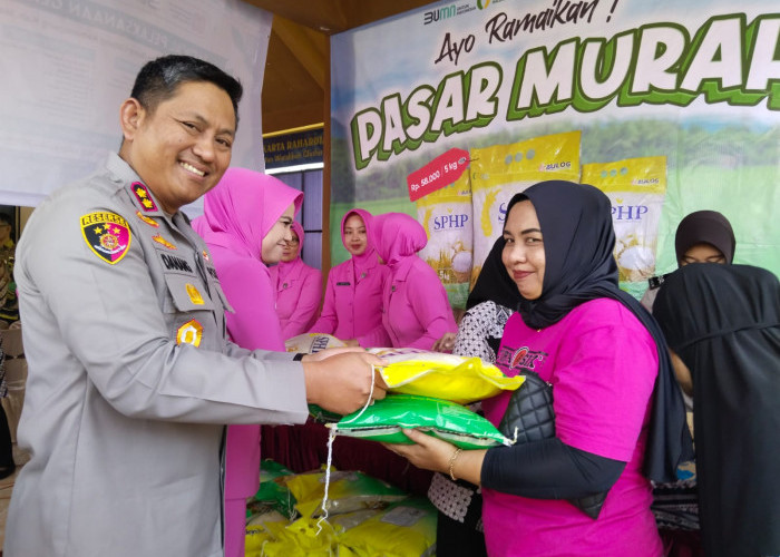 Gerakan Pasar Murah, Polres Malang Siap Distribusikan Beras Lagi jika Kondisi Memungkinkan