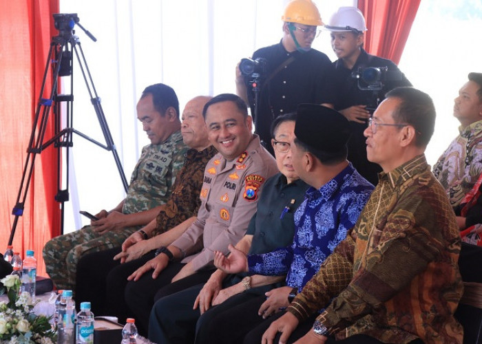  Kapolres Gresik Hadiri Groundbreaking Pabrik Nitrat untuk Ketahanan Pangan Nasional