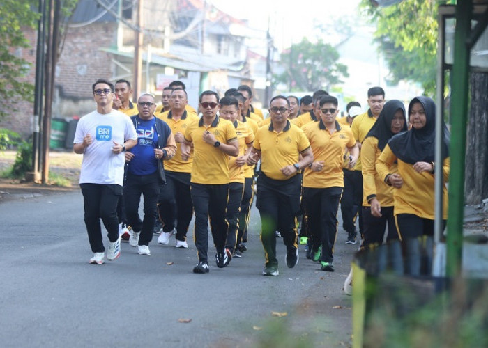 Polres Pasuruan Gelar Olahraga Bersama Meriahkan Hari Bhayangkara Ke-80