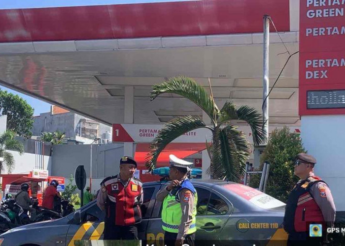 Pastikan Keamanan Wilayah, Polsek Mulyorejo Intensifkan Patroli di Sejumlah SPBU