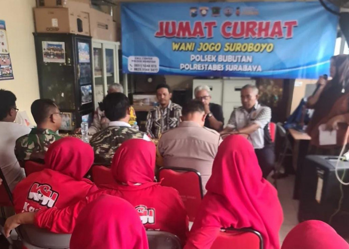 Jumat Curhat Kapolsek Bubutan Bersama Warga Dupak Jaya