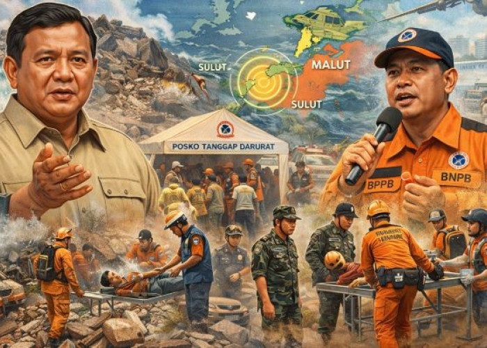 Prabowo Perintahkan BNPB Tangani Cepat Dampak Gempa Sulut dan Malut