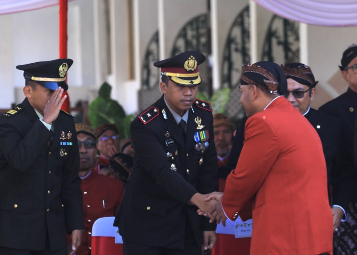 Wakapolres Ngawi Hadiri Upacara Hari Jadi Ngawi ke-668, Perkuat Sinergitas Forkopimda 