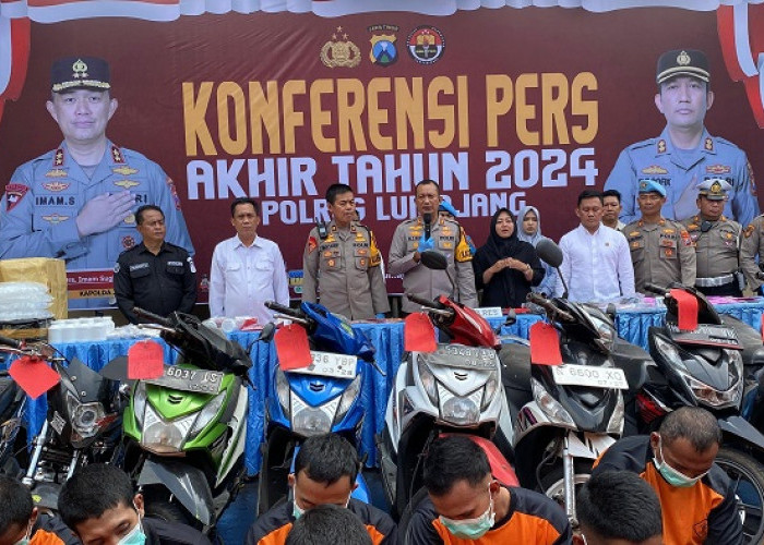 Inilah  Kinerja  Polres Lumajang Selama Tahun 2024, Judi Online Mendominasi