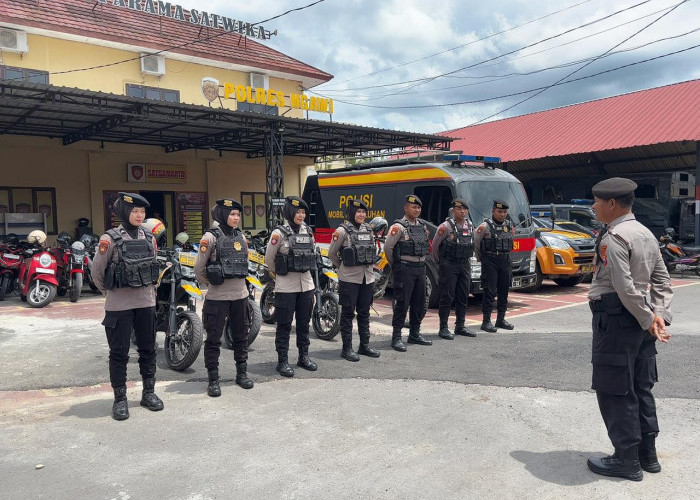 Polwan Polres Ngawi Gelar Patroli Dialogis, Hadirkan Rasa Aman Bagi Masyarakat