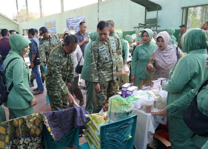 Sambut HUT Ke-81 TNI, Kodim Bojonegoro Gelar Bazar Murah untuk Rakyat