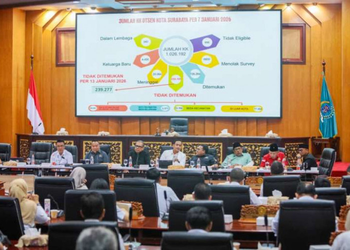 DPRD Surabaya Desak Pemkot Tuntaskan Verifikasi 239.277 KK Program DTSEN