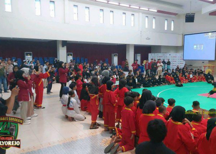 Polsek Mulyorejo Kawal Kejuraan Pencak Silat di Unmuh Surabaya