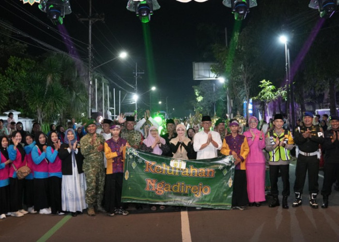 Kapolres Kediri Kota Pantau Festival Patrol, Pastikan Malam Takbir Aman dan Kondusif