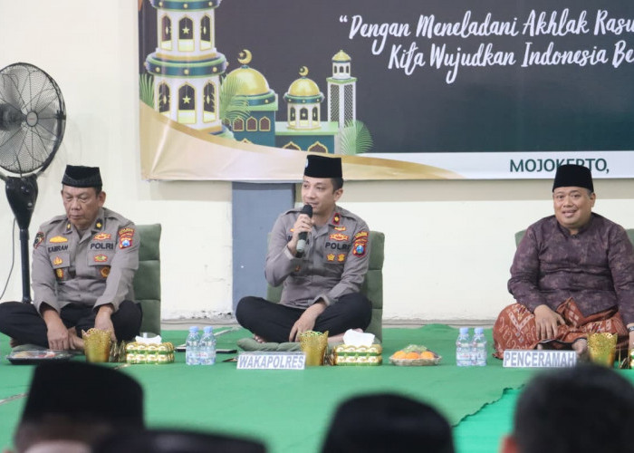 Polres Mojokerto Jadikan Maulid Nabi Momentum Perkuat Akhlak dan Profesionalisme