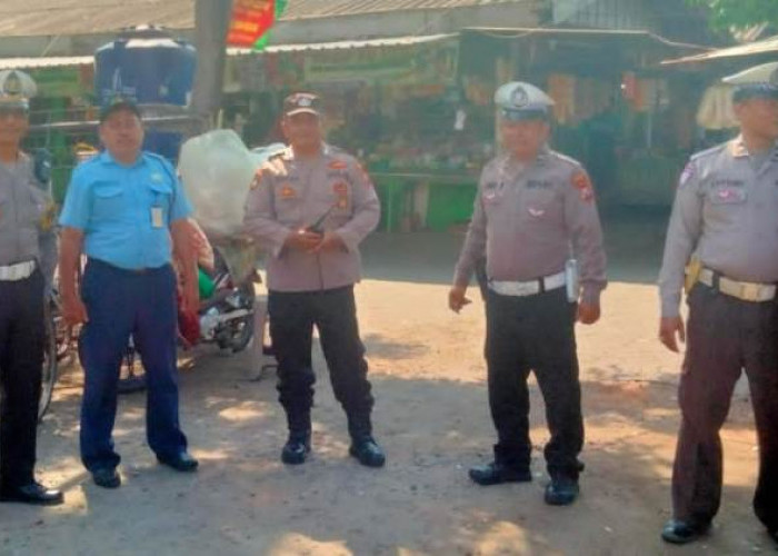 Polsek Gayungan Gencar Patroli Antisipasi 3C di Pasar Gayungsari Surabaya