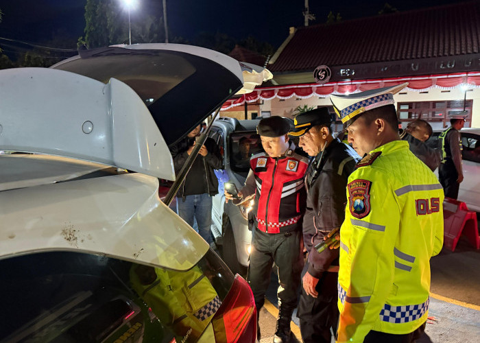 Operasi Cipta Kondisi, Polres Kediri Kota Tindak 111 Pelanggar di Jalan Brawijaya