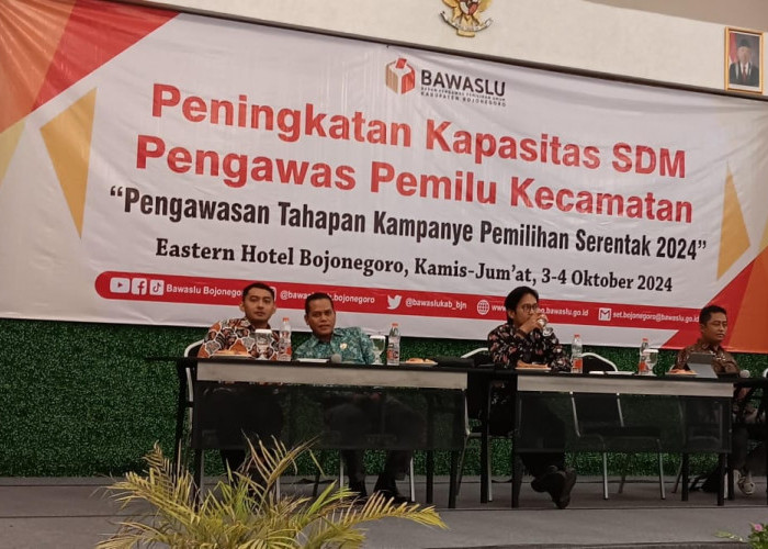 Tahapan Kampanye Pemilihan Serentak 2024, Bawaslu Gelar Peningkatan Kapasitas SDM Pengawas Pemilu Kecamatan