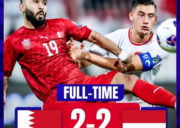 Hasil Bahrain Vs Indonesia 2-2, Gol di Perpanjangan Waktu Membuat Timnas Garuda Harus Puas Bermain Imbang