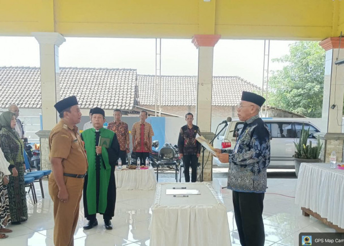 Isi Kekosongan Jabatan, Camat Wonoayu Lantik Akhmad Rizal Kurniawan Jadi Pj Kades Wonokasian