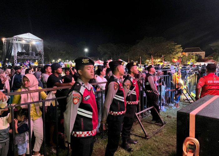 Polresta Banyuwangi Gelar Pengamanan di Launching Honda PCX 160 dan Konser Musik