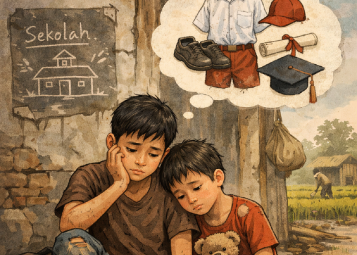 Kakak Beradik di Situbondo Terpaksa Putus Sekolah karena Tidak Ada Biaya