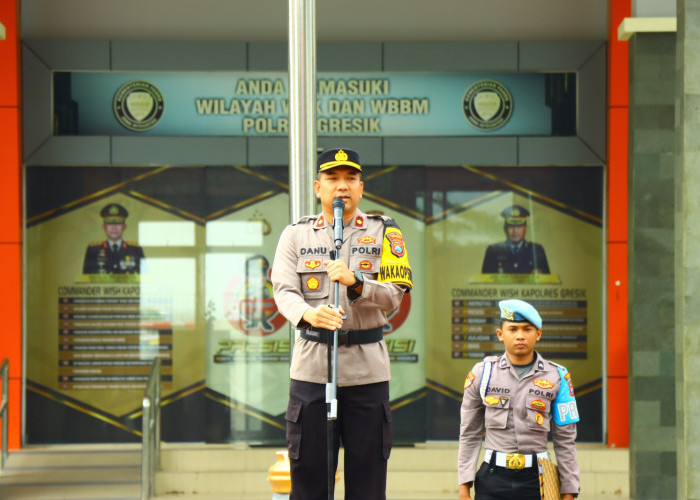 Pelantikan Presiden RI, Polres Gresik Siap Amankan Wilayah Kabupaten Gresik