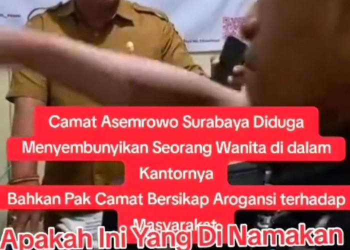 Viral Warga Gerebek Kantor Camat Asemrowo, Ada Wanita Sembunyi di Meja