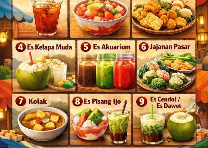 9 Takjil Terpopuler di Ramadan yang Selalu Diburu Pembeli