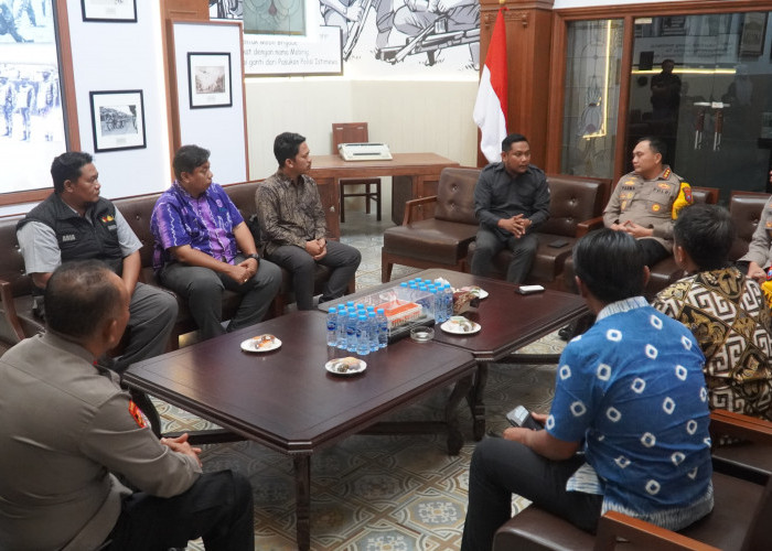 Perkuat Sinergi, Polrestabes Surabaya Terima Kunjungan Bawaslu