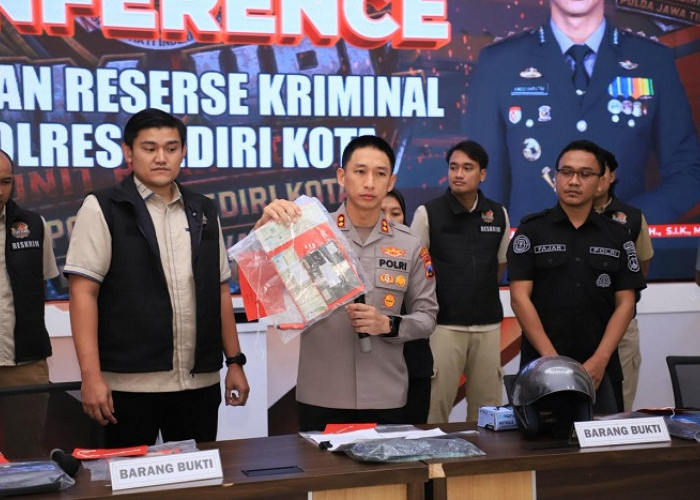 Beraksi di 13 TKP, Spesialis Pecah Kaca Mobil Diringkus Polres Kediri Kota