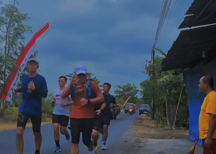 Cara Unik Kapolres Tulungagung Menginsipirasi Anggota, Kunjungi Mapolsek Sembari Lari Pagi