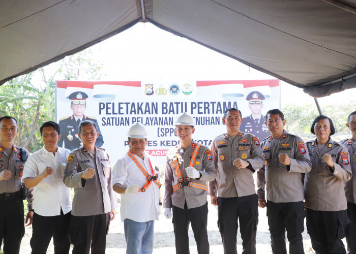 Dukung Program Pemerintah, Polres Kediri Kota Bangun SPPG di Kelurahan Semampir