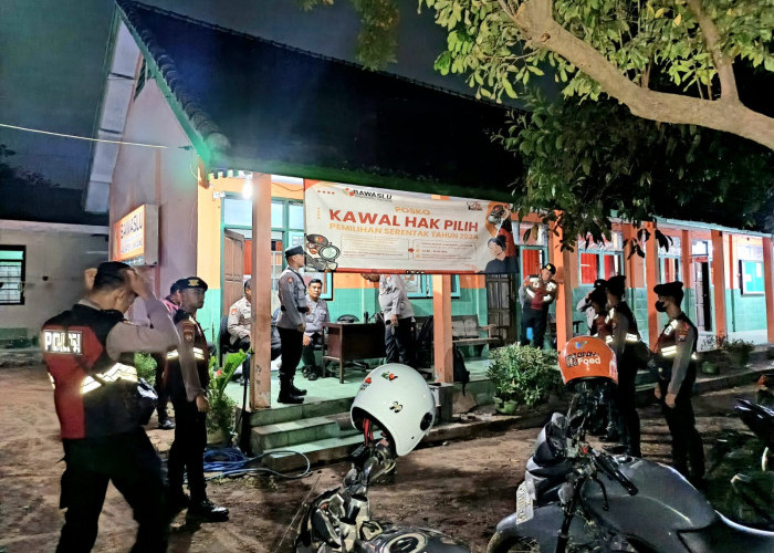 Satgas Preventif OMP 2024 Lumajang Patroli Kantor Bawaslu, Jaga Kamtibmas Jelang Pilkada