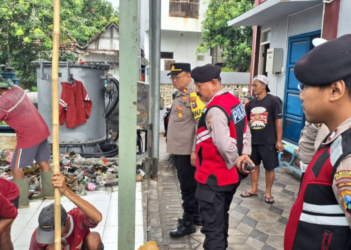 Polsek Sawahan Pastikan Rumah Pompa Air Siap Hadapi Musim Hujan