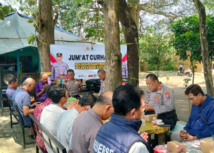 Forum Jumat Curhat, Polsek Pesantren Tampung Keluhan dan Masukan Tokoh Masyarakat Tinalan