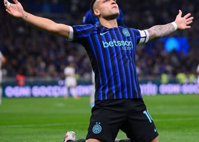 Lautaro Martínez Cetak Dua Gol, Inter Milan Hancurkan Roma 5-2 dan Kukuh di Puncak Serie A