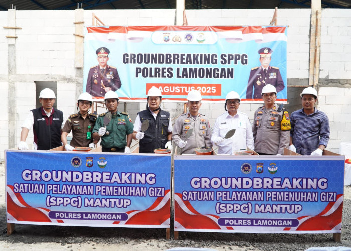 Groundbreaking SPPG, Lompatan Strategis Sukseskan Program MBG di Lamongan