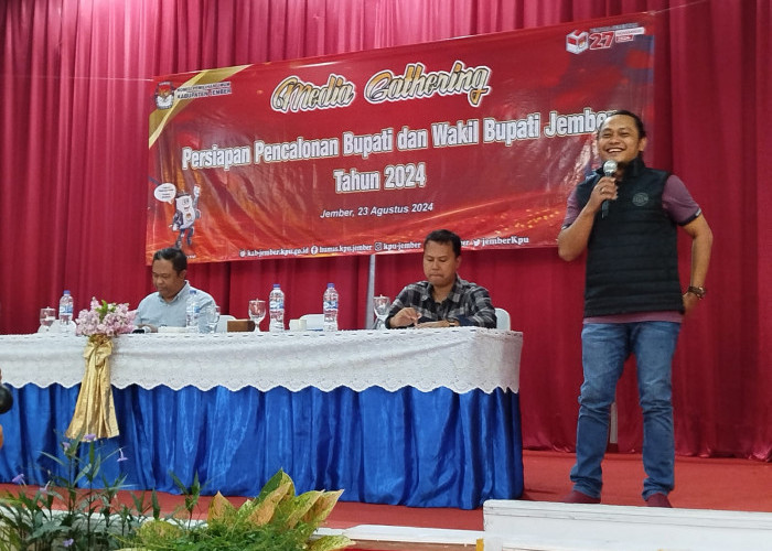 KPU Jember Gelar Media Gathering Pastikan Pendaftaran Paslon Bupati dan Wakil Bupati Laksanakan Keputusan MK