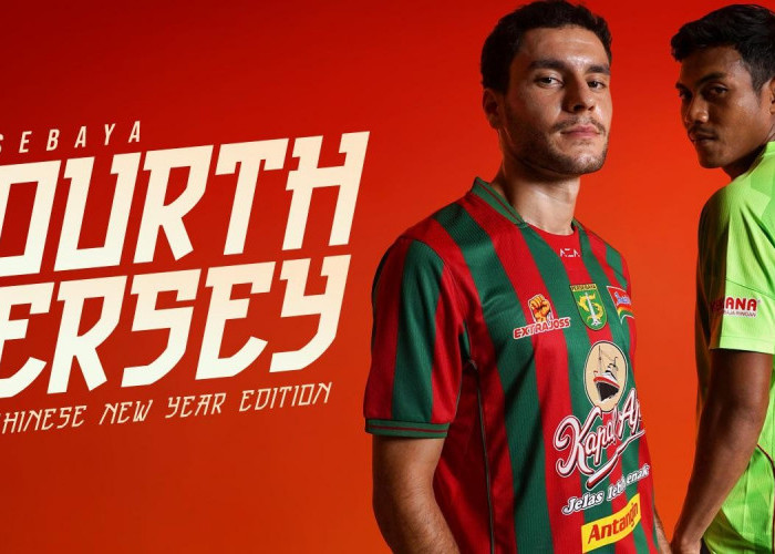 Persebaya Rilis Jersey Keempat Bertema Imlek, Siap Dipakai di Super League 2025/2026
