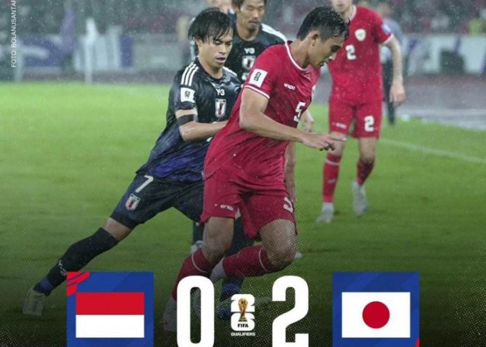 Diguyur Hujan, Indonesia Tertinggal 0-2 atas Jepang