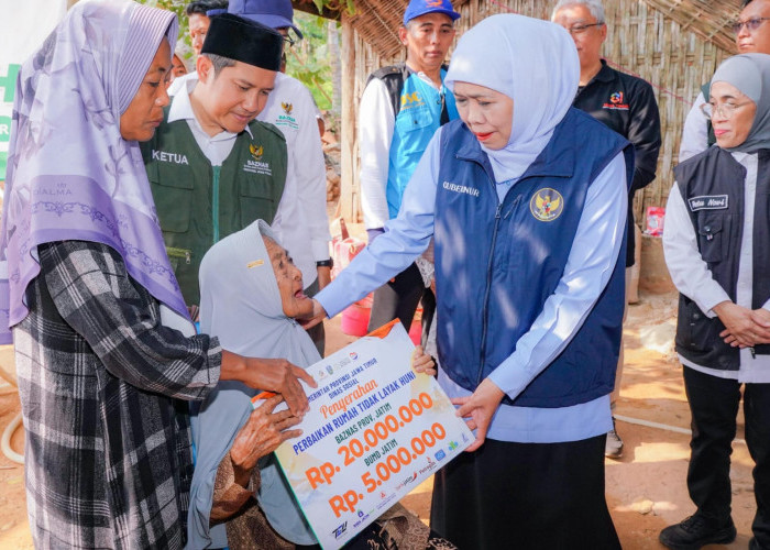 HUT Ke-81 Jatim, BAZNAS Salurkan Bantuan Usaha hingga Paket Gizi Lewat Sapa Bansos