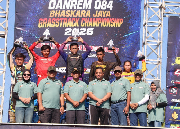Ratusan Crosser Ramaikan Danrem 084 Grasstrack Championship 2026 di Sumenep