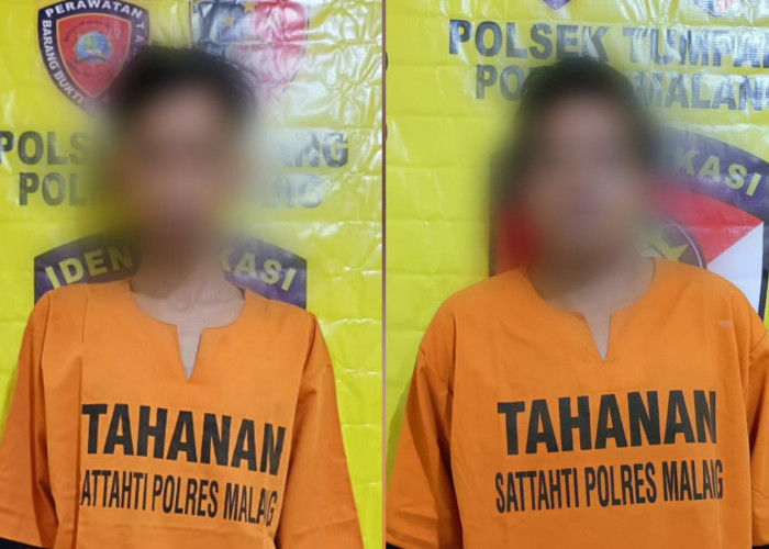 Buron Usai Beraksi di Tumpang, Dua Penjambret Sadis Diringkus Polres Malang, Satu Pelaku Masih Diburu
