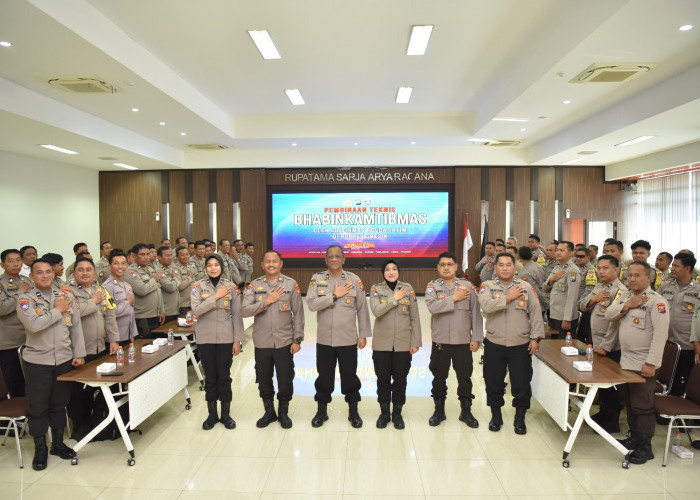 Tingkatkan Kapasitas Bhabinkamtibmas, Polres Gresik Gelar Safari Binteknis